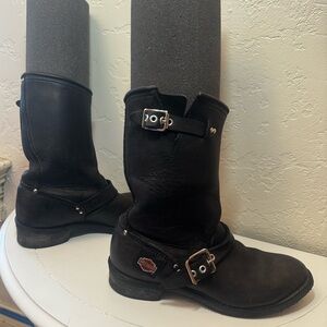 Harley-Davidson Women's Black Leather Boots size 7